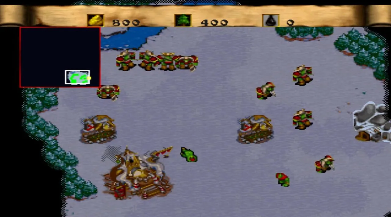 Warcraft II: The Dark Saga gameplay on PlayStation