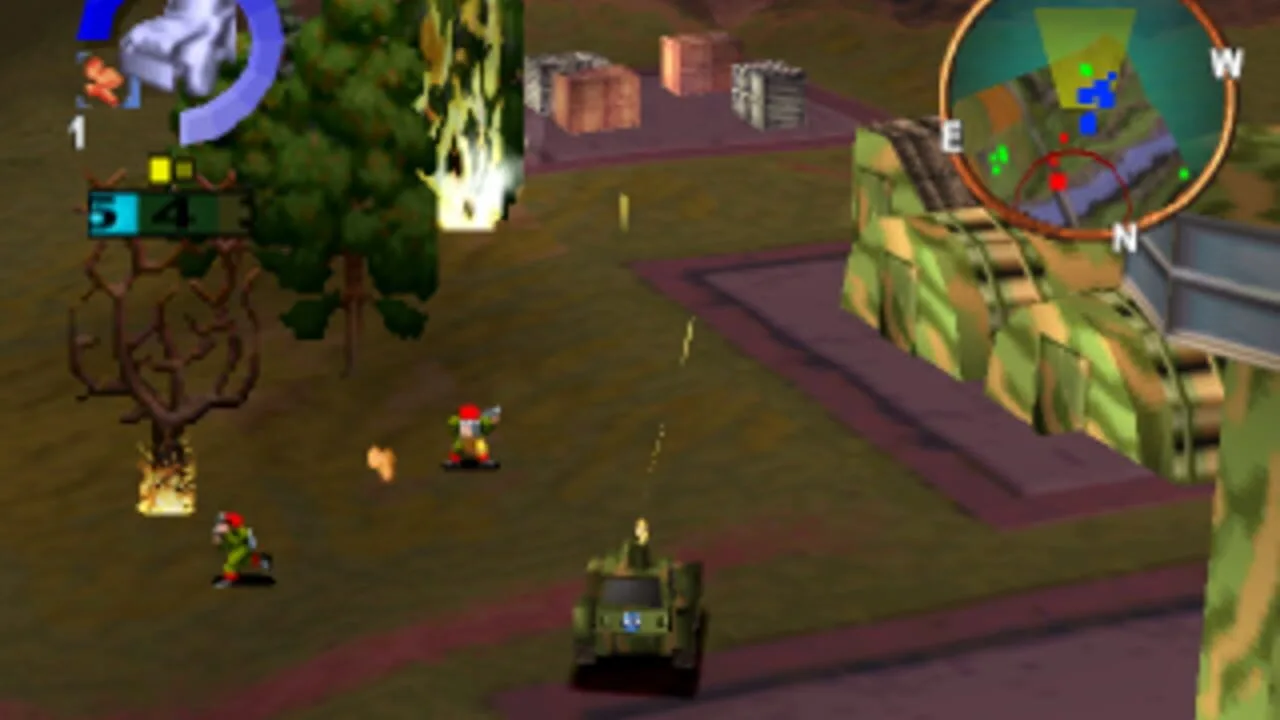 WarGames: Defcon 1 gameplay on PlayStation