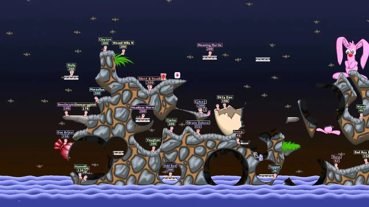 Worms World Party gameplay on PlayStation