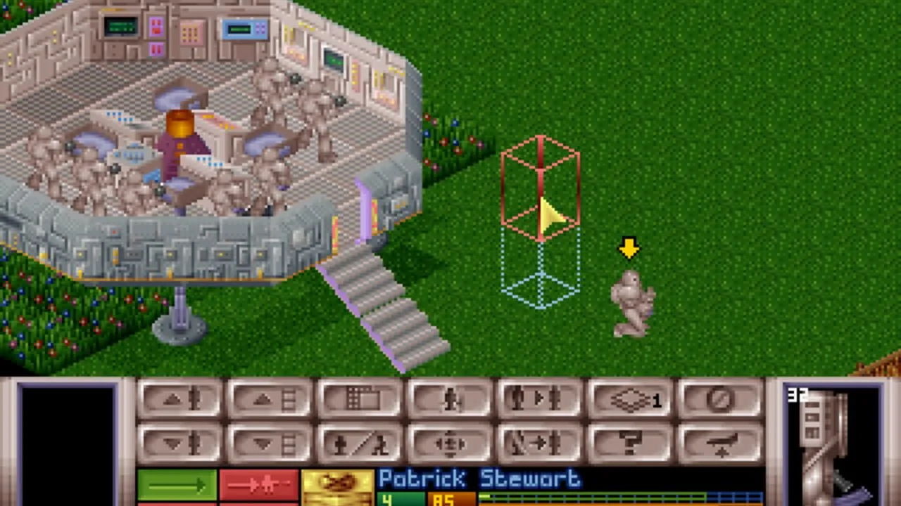 X-COM: UFO Defense gameplay on PlayStation
