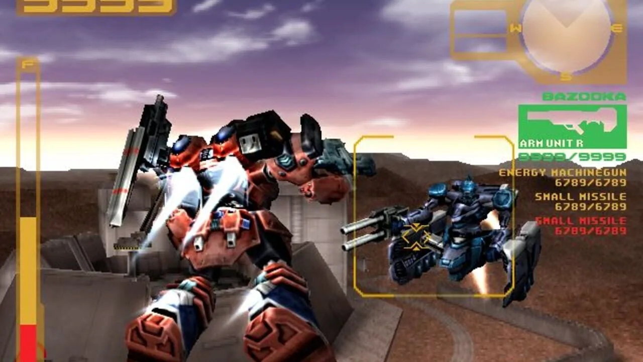 Armored Core 2 gameplay on PlayStation 2