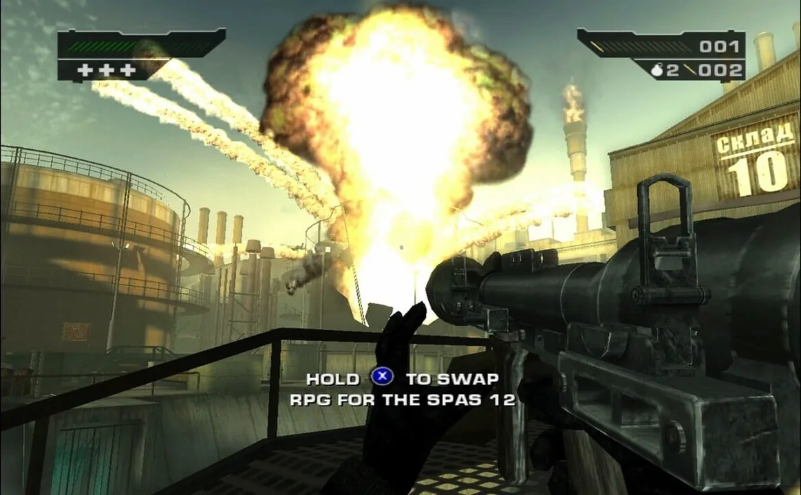 Black gameplay on PlayStation 2