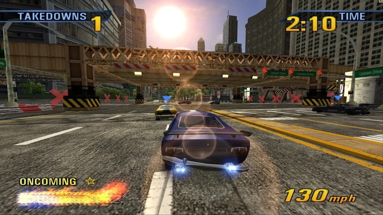 Burnout 3: Takedown gameplay on PlayStation 2