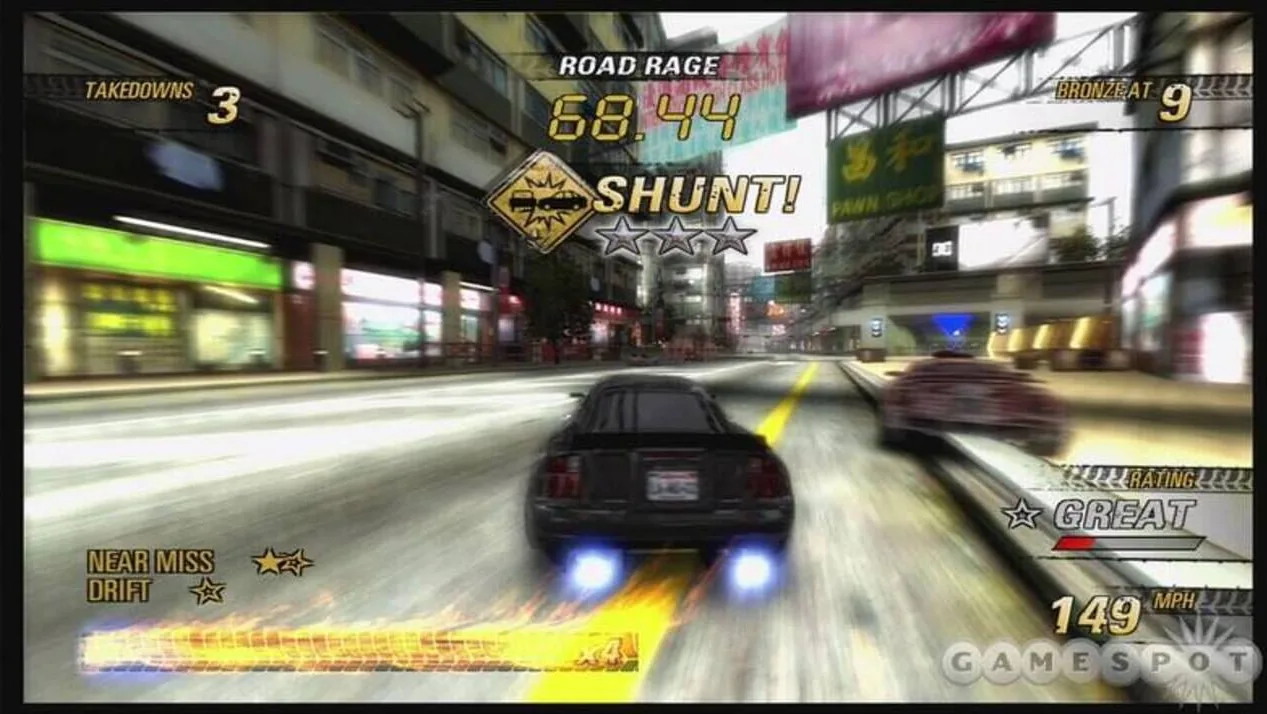 Burnout Revenge gameplay on PlayStation 2