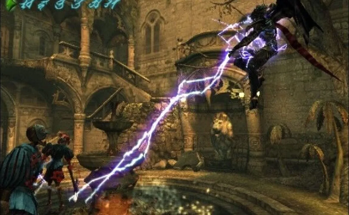 Devil May Cry gameplay on PlayStation 2