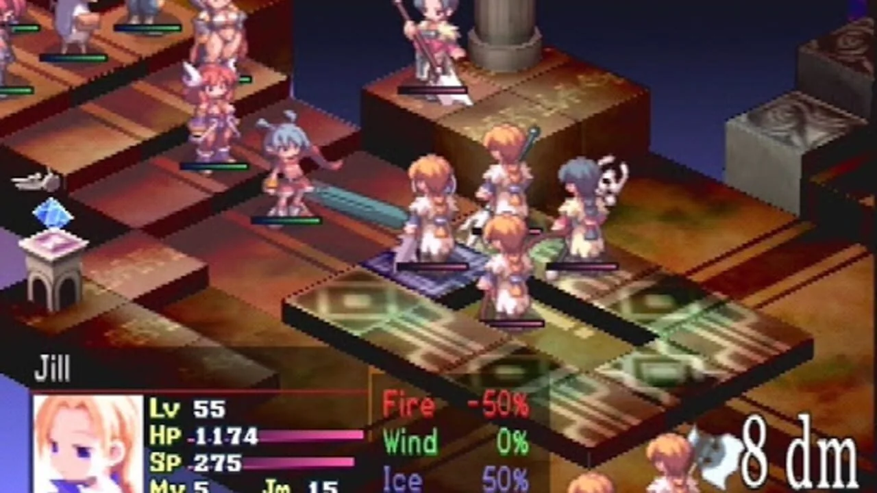 Disgaea: Hour of Darkness gameplay on PlayStation 2