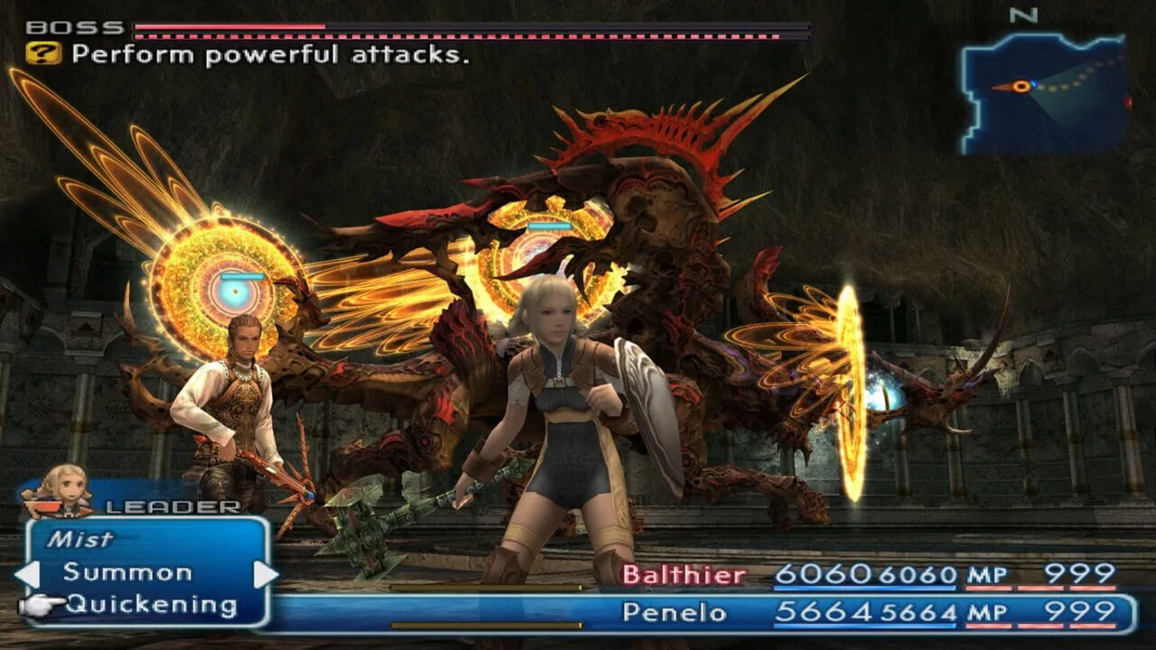 Final Fantasy XII gameplay on PlayStation 2
