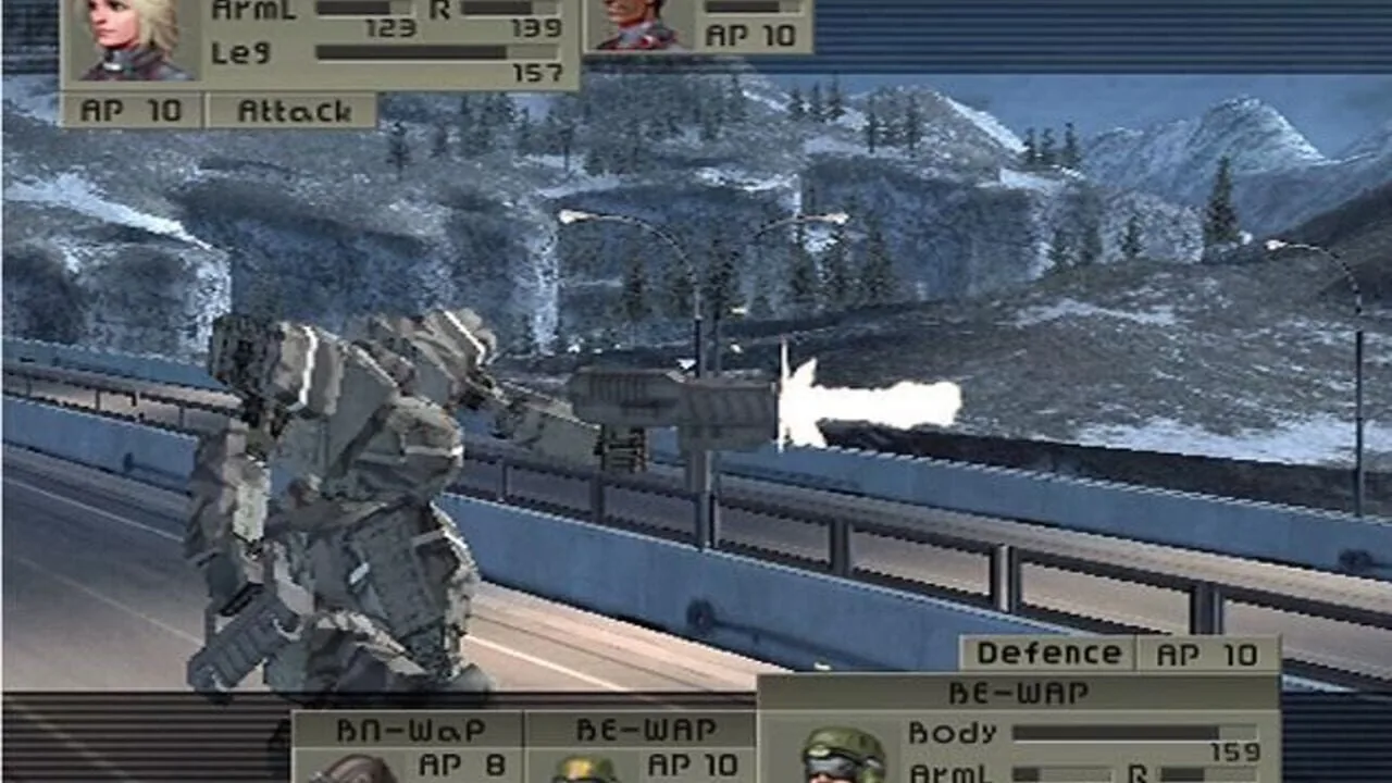 Front Mission 4 gameplay on PlayStation 2