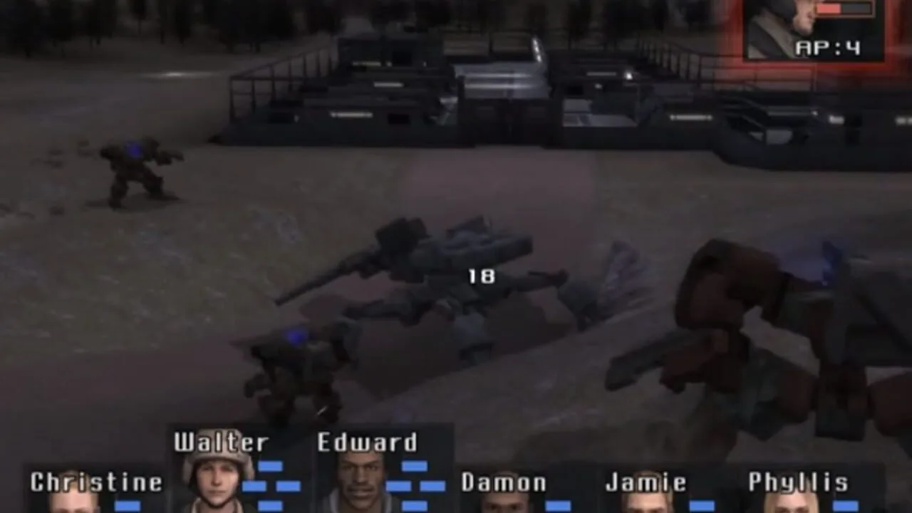 Front Mission 5: Scars of the War gameplay on PlayStation 2