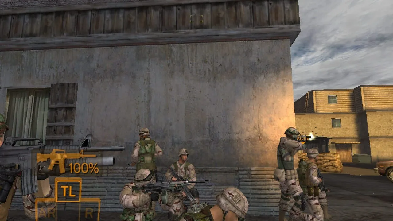 Full Spectrum Warrior gameplay on PlayStation 2