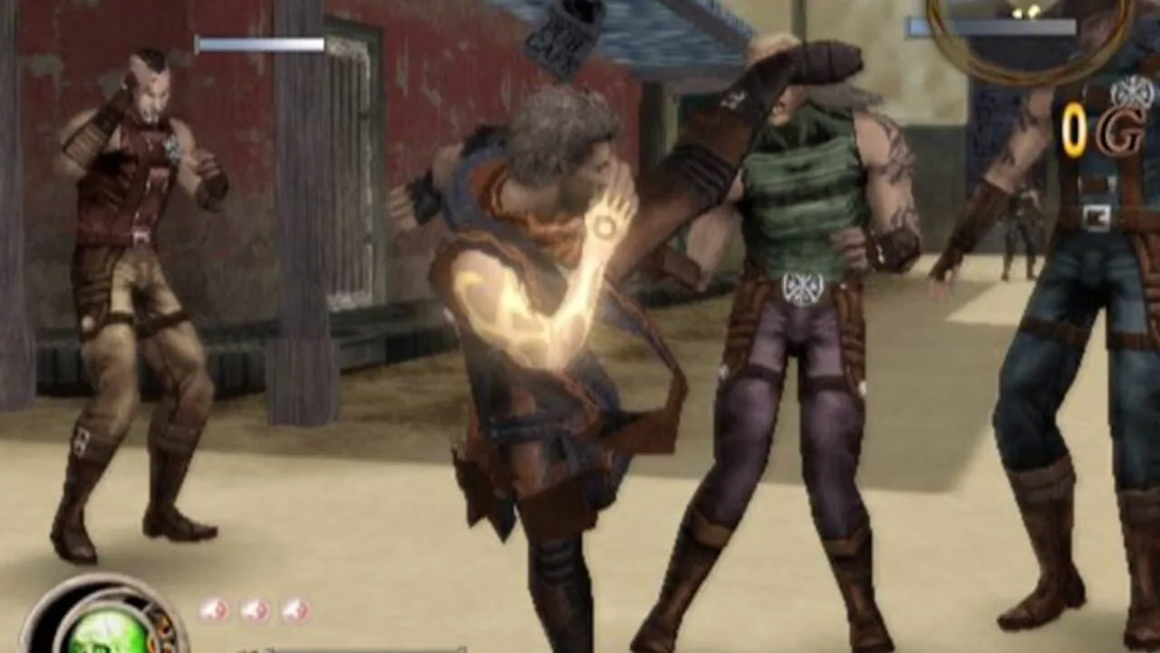 God Hand gameplay on PlayStation 2