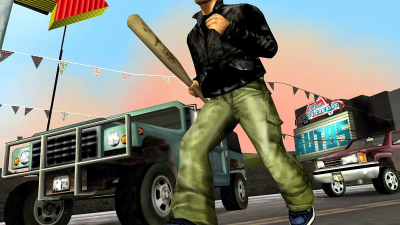 Grand Theft Auto III gameplay on PlayStation 2