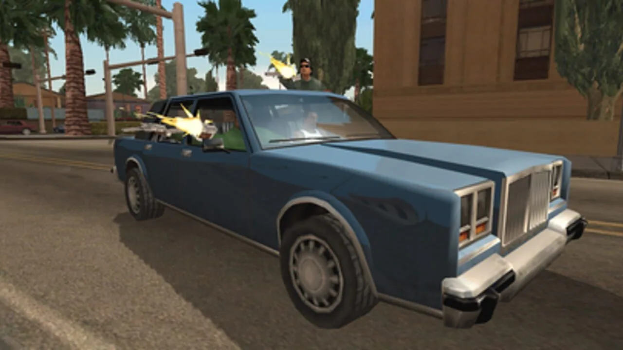 Grand Theft Auto: San Andreas gameplay on PlayStation 2