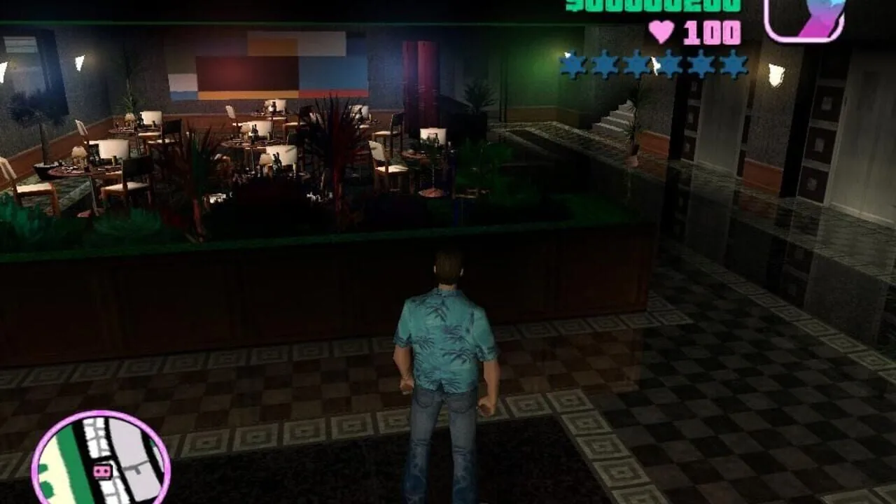 Grand Theft Auto: Vice City gameplay on PlayStation 2