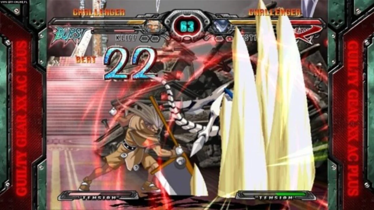 Guilty Gear XX Accent Core Plus gameplay on PlayStation 2