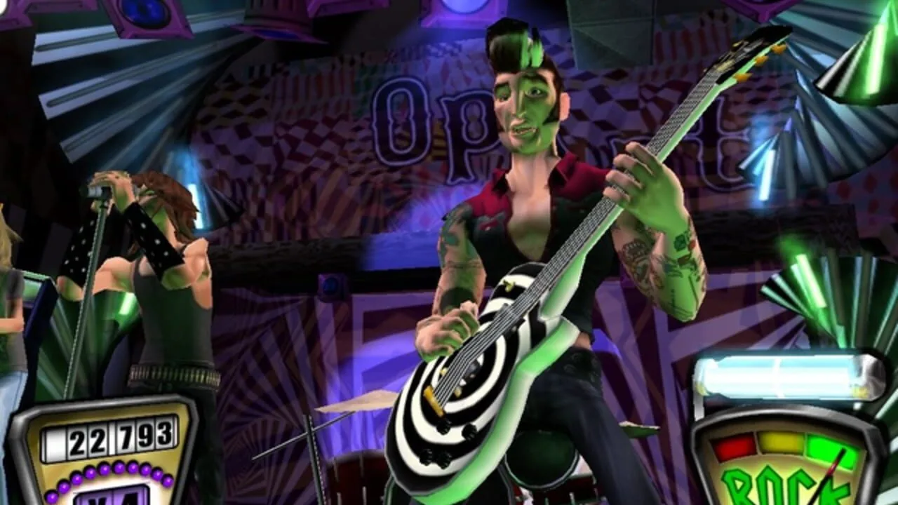 Guitar Hero II gameplay on PlayStation 2