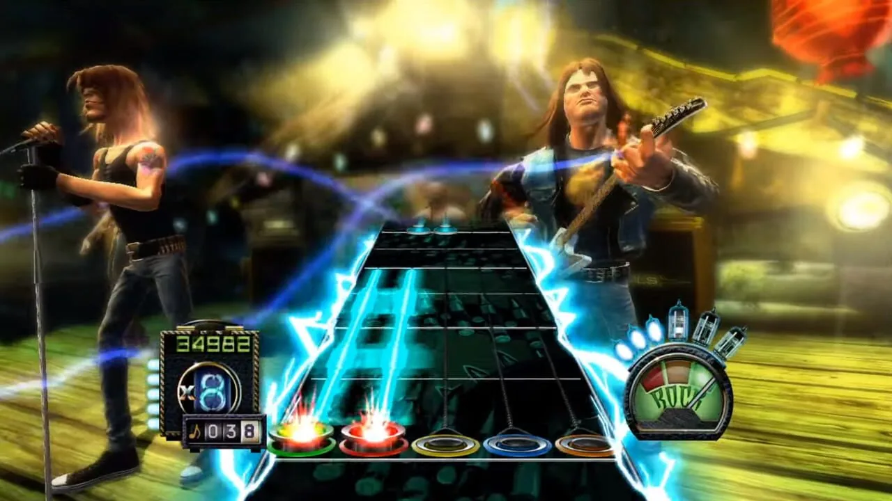Guitar Hero III: Legends of Rock gameplay on PlayStation 2