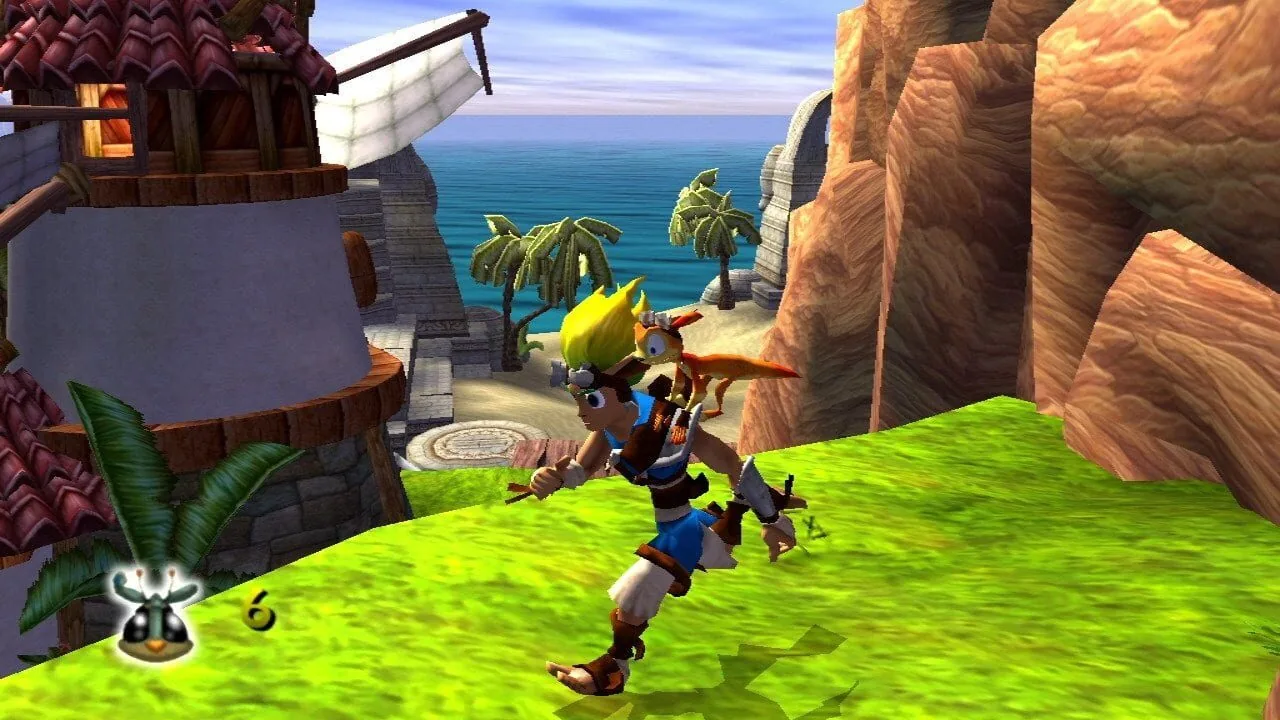 Jak and Daxter: The Precursor Legacy gameplay on PlayStation 2