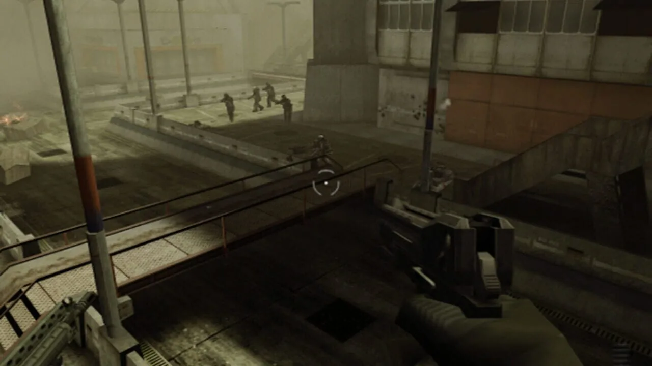 Killzone gameplay on PlayStation 2