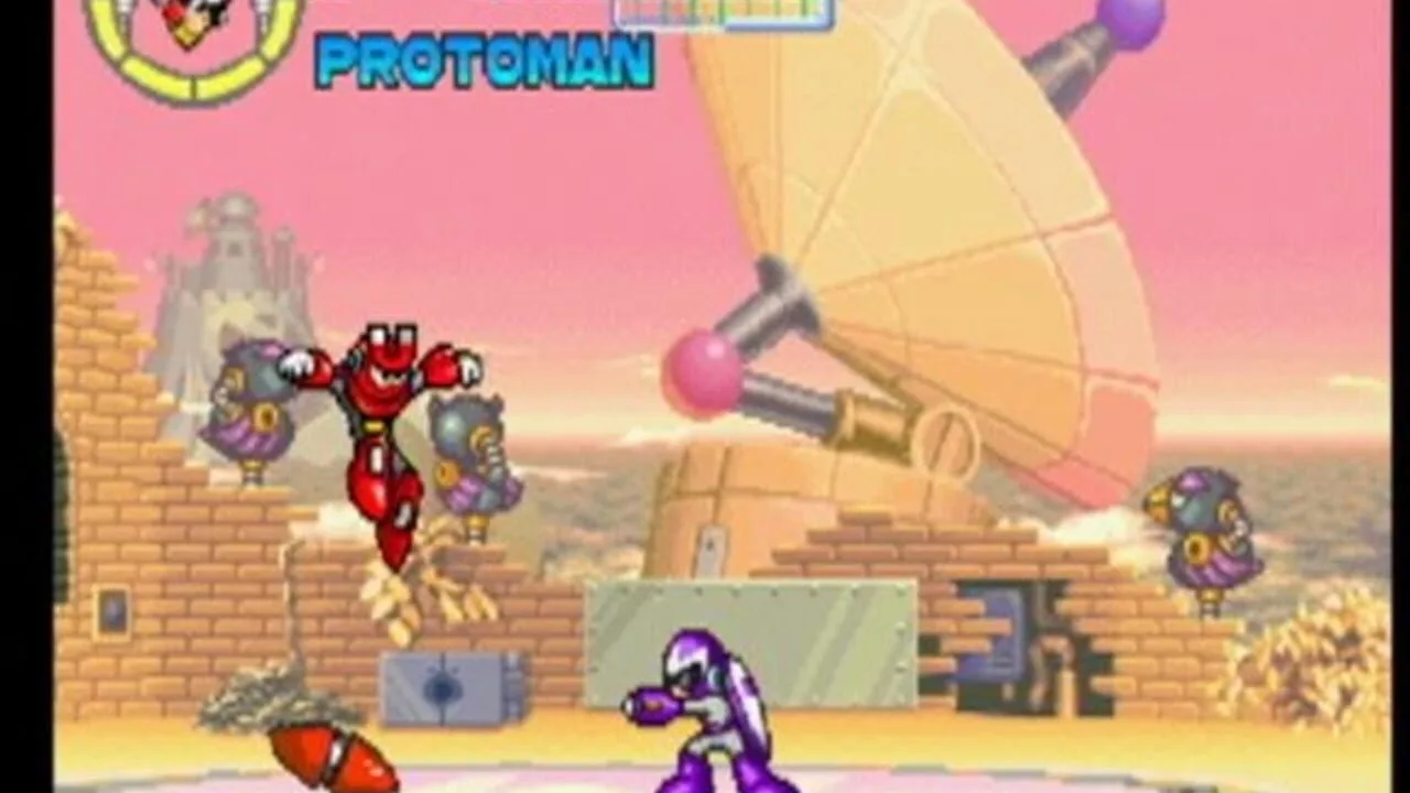 Mega Man Anniversary Collection gameplay on PlayStation 2