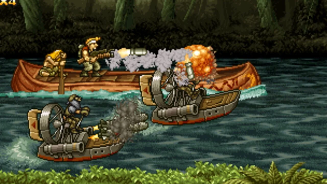 Metal Slug 4 & 5 gameplay on PlayStation 2