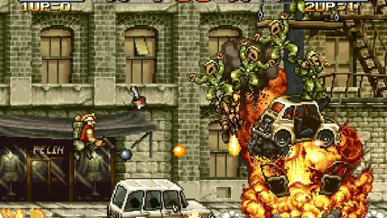 Metal Slug Anthology gameplay on PlayStation 2
