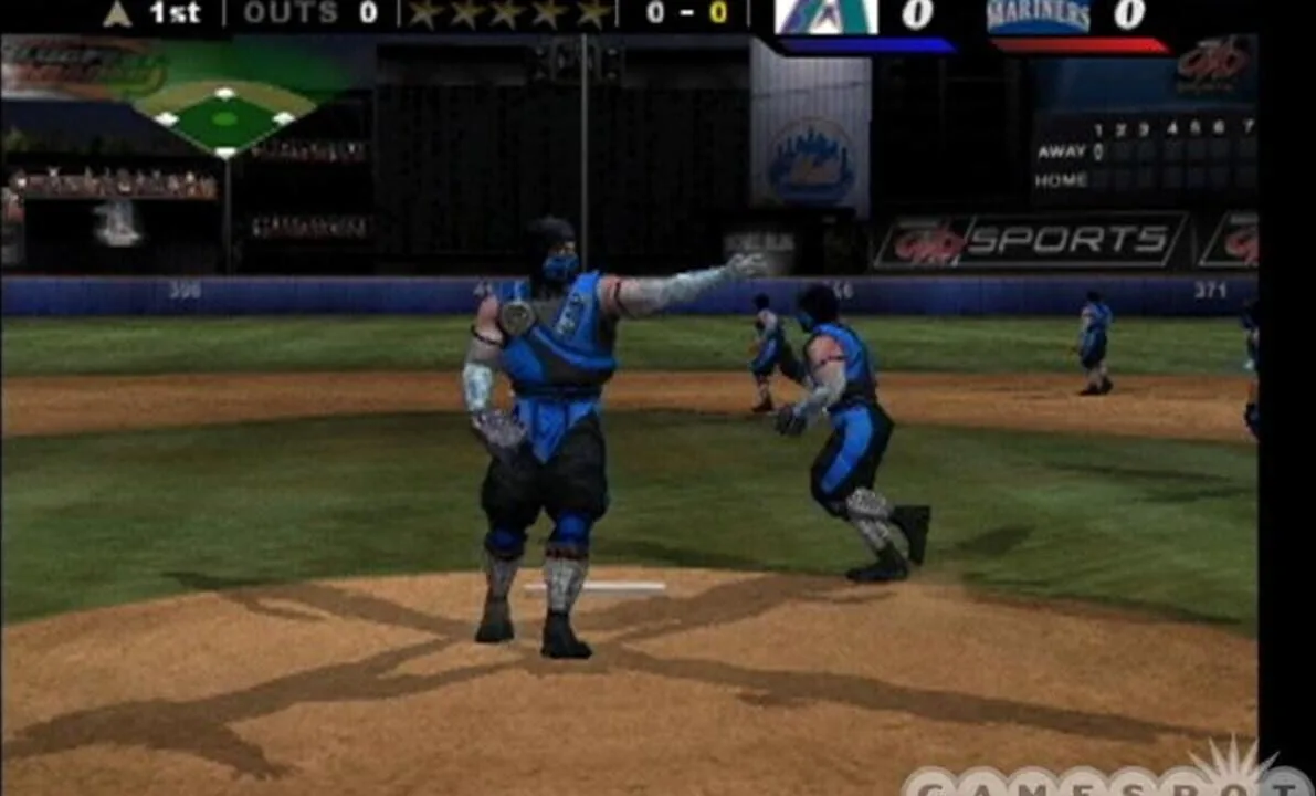 MLB SlugFest: Loaded gameplay on PlayStation 2