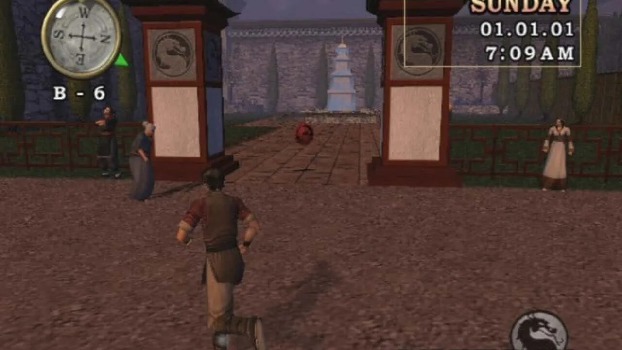 Mortal Kombat: Deception gameplay on PlayStation 2