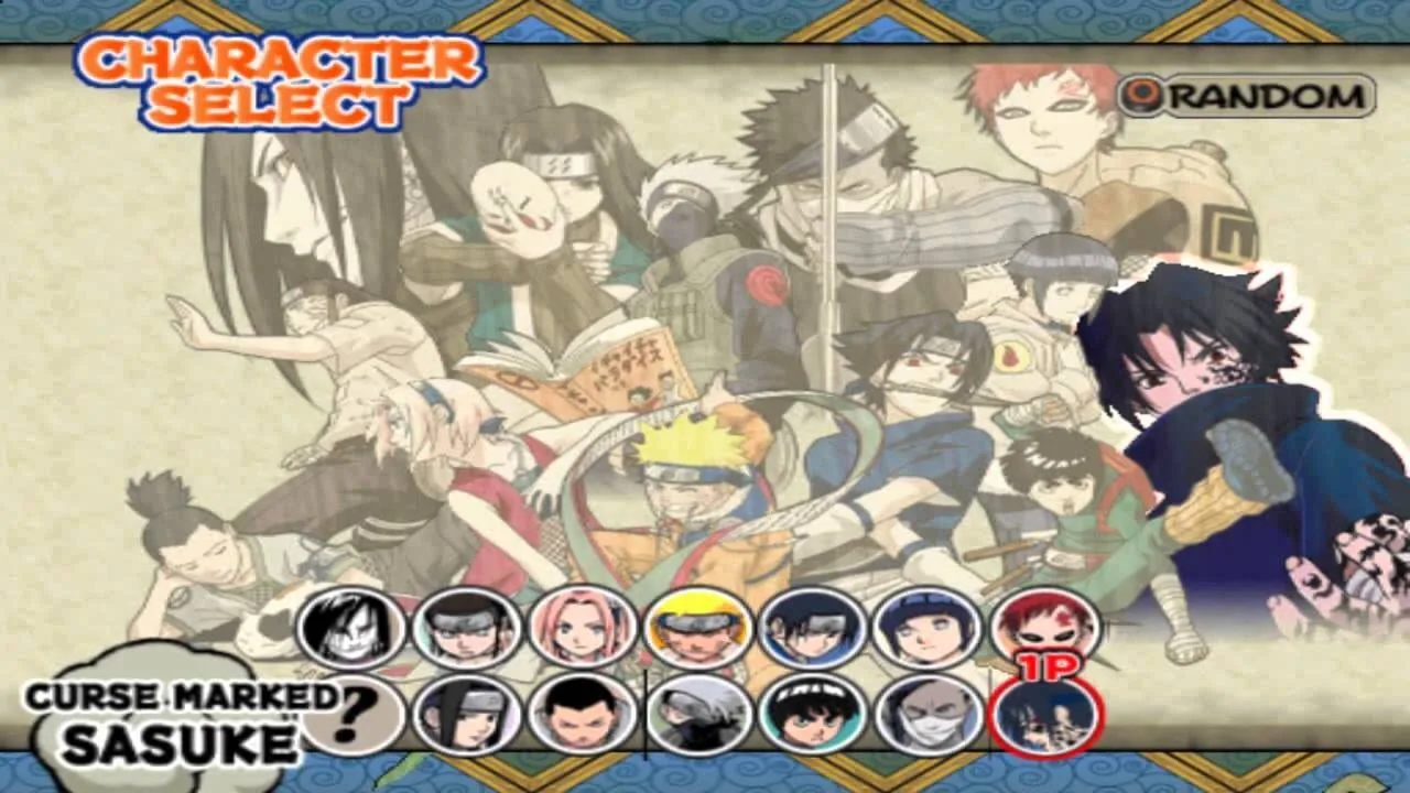 Naruto: Ultimate Ninja gameplay on PlayStation 2