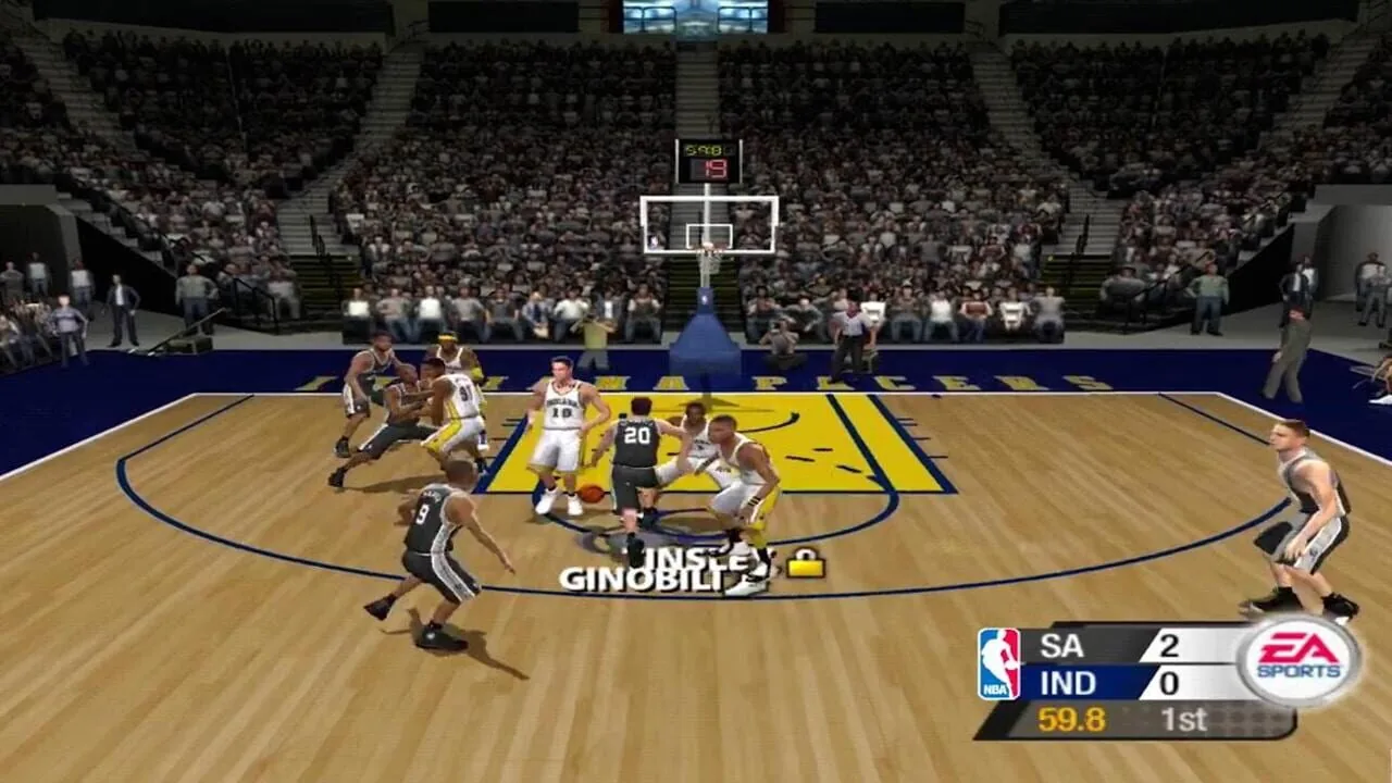 NBA Live 2005 gameplay on PlayStation 2