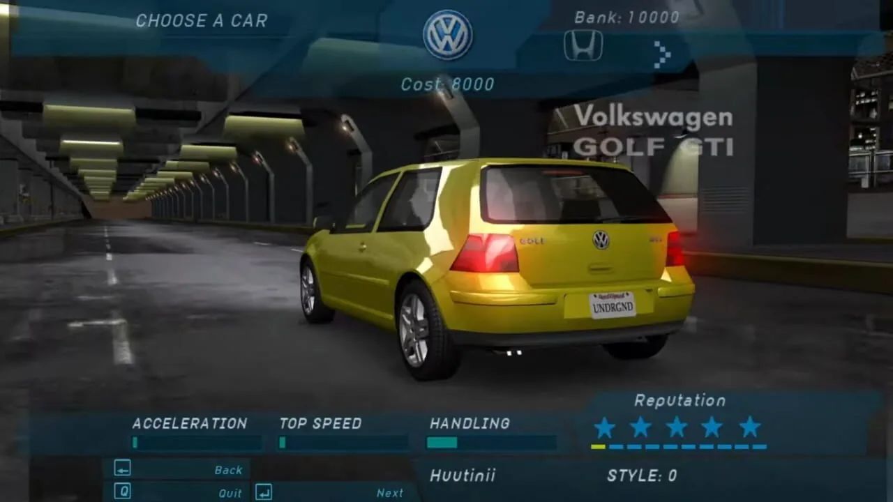 Need for Speed: Underground screenshot 2