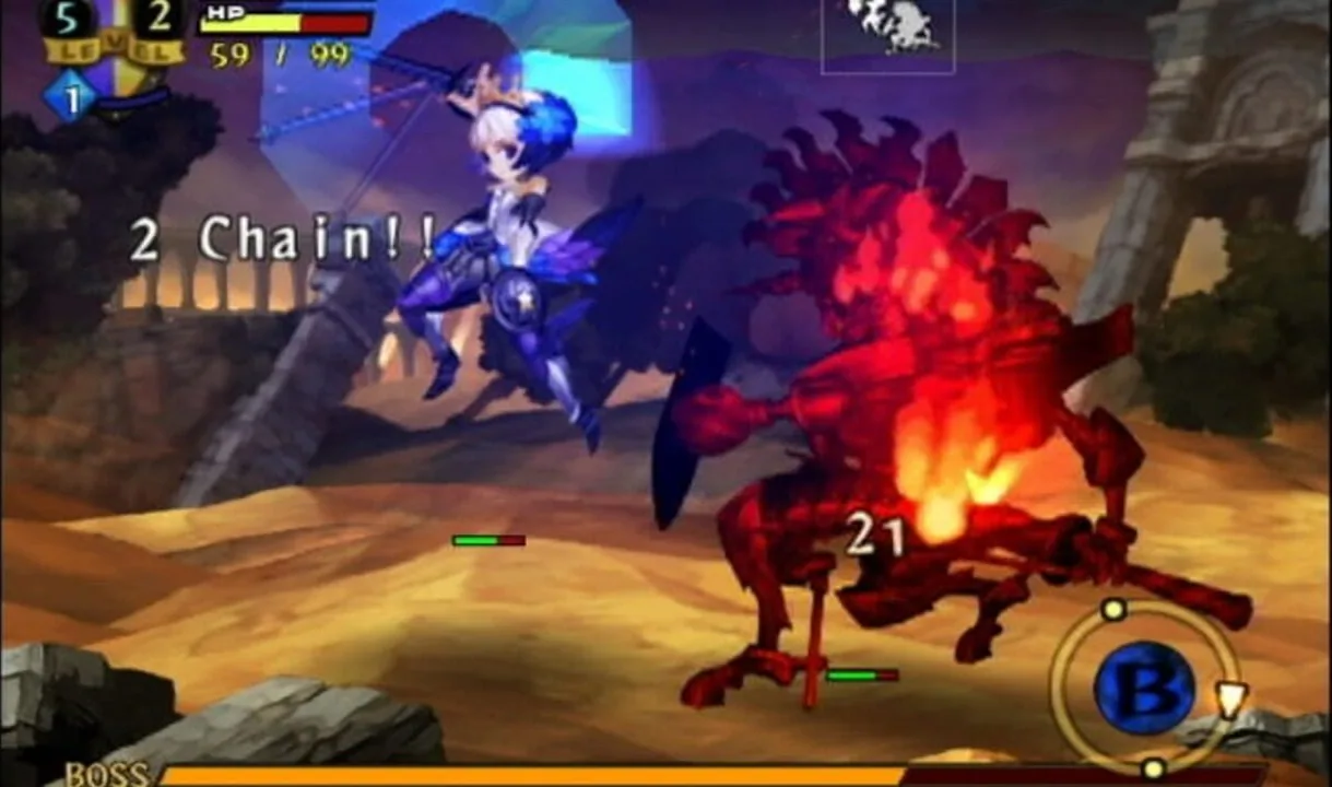 Odin Sphere gameplay on PlayStation 2