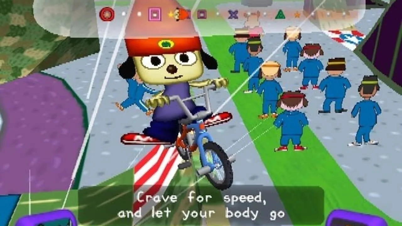 PaRappa the Rapper 2 gameplay on PlayStation 2