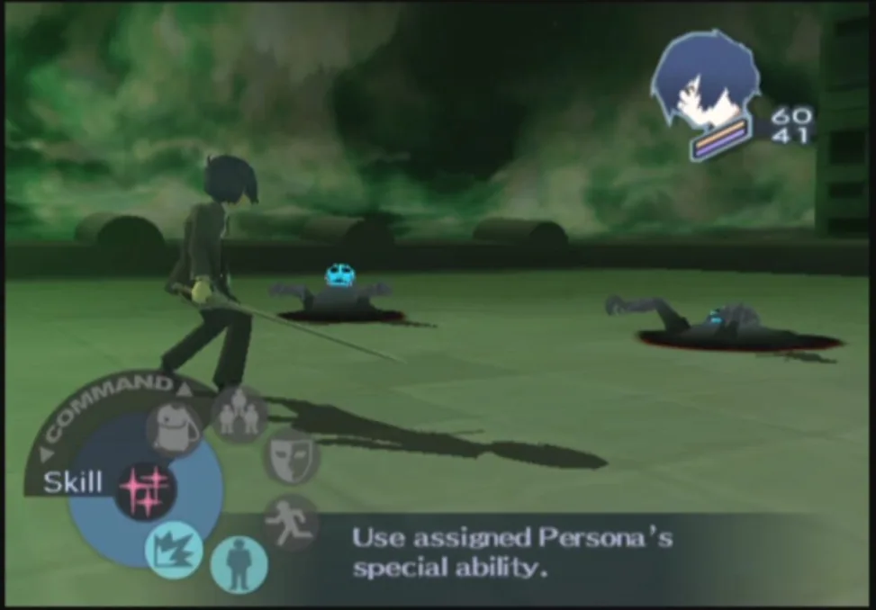 Persona 3 FES gameplay on PlayStation 2