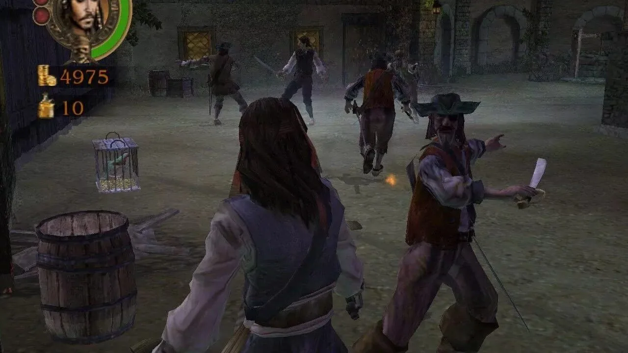 Pirates of the Caribbean: The Legend of Jack Sparrow gameplay on PlayStation 2