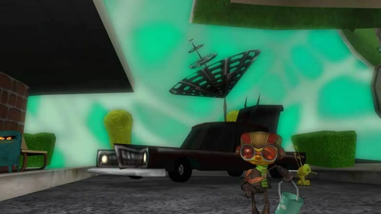 Psychonauts gameplay on PlayStation 2