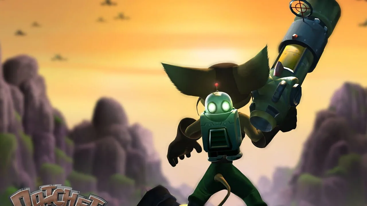 Ratchet & Clank gameplay on PlayStation 2