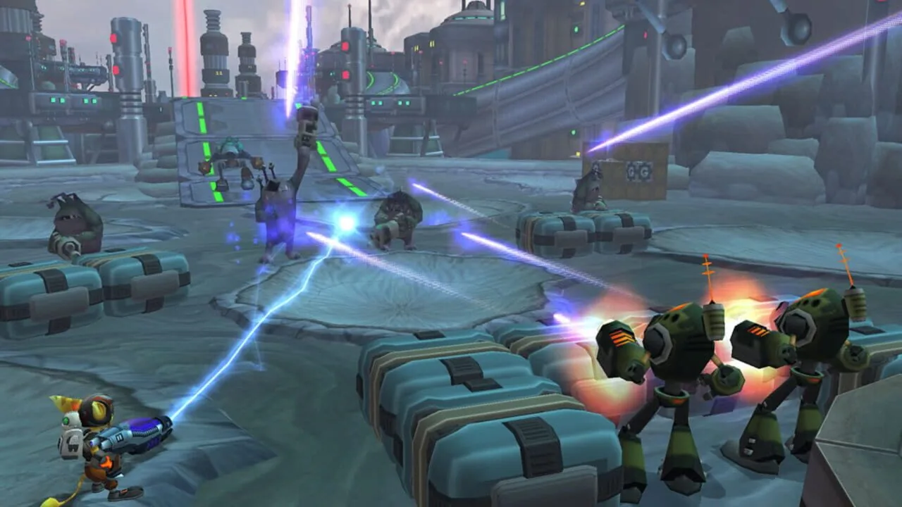 Ratchet & Clank: Up Your Arsenal gameplay on PlayStation 2