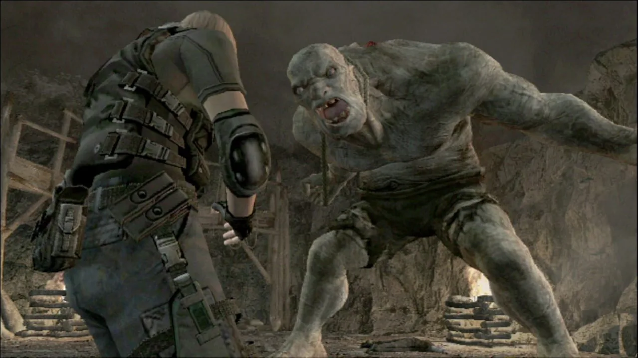 Resident Evil 4 gameplay on PlayStation 2