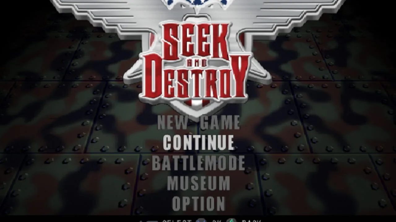 Seek and Destroy gameplay on PlayStation 2