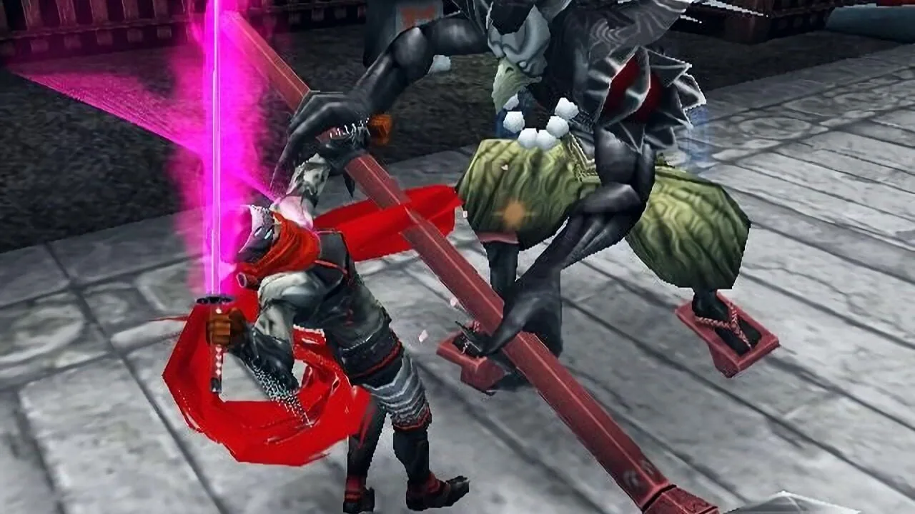Shinobi gameplay on PlayStation 2