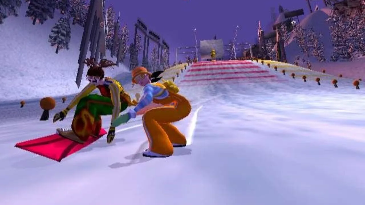 SSX gameplay on PlayStation 2