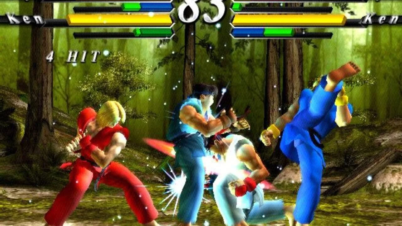 Street Fighter EX3 gameplay on PlayStation 2