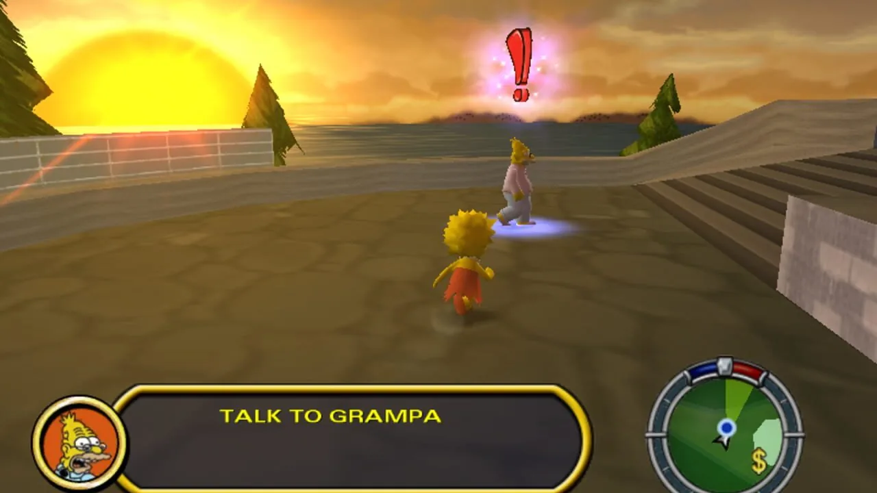 The Simpsons: Hit & Run gameplay on PlayStation 2