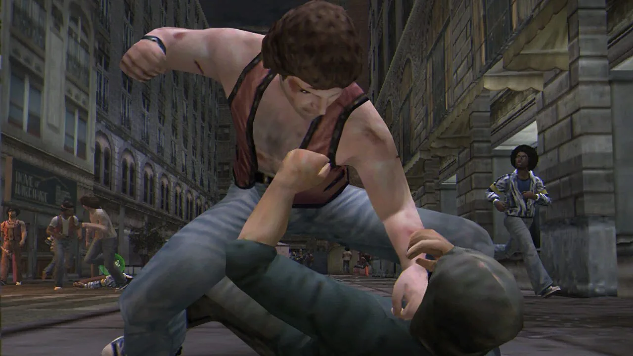 The Warriors gameplay on PlayStation 2