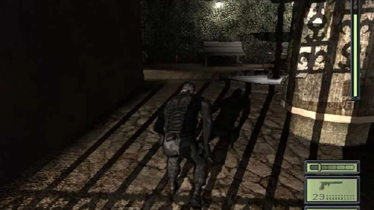 Tom Clancy's Splinter Cell gameplay on PlayStation 2