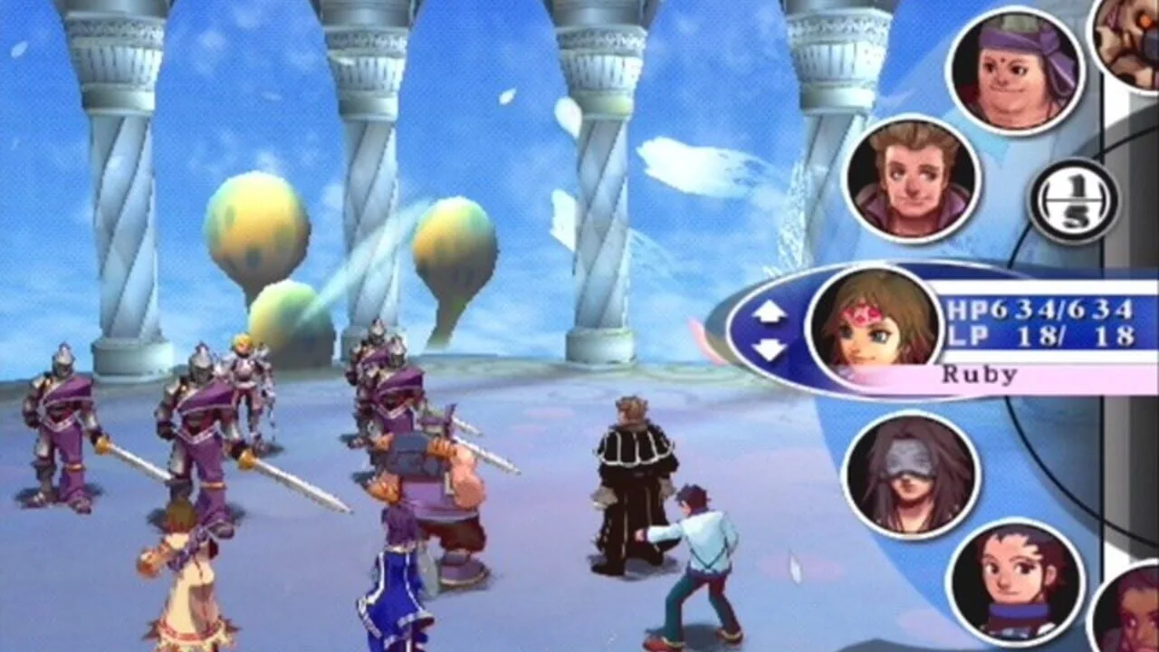 Unlimited SaGa gameplay on PlayStation 2
