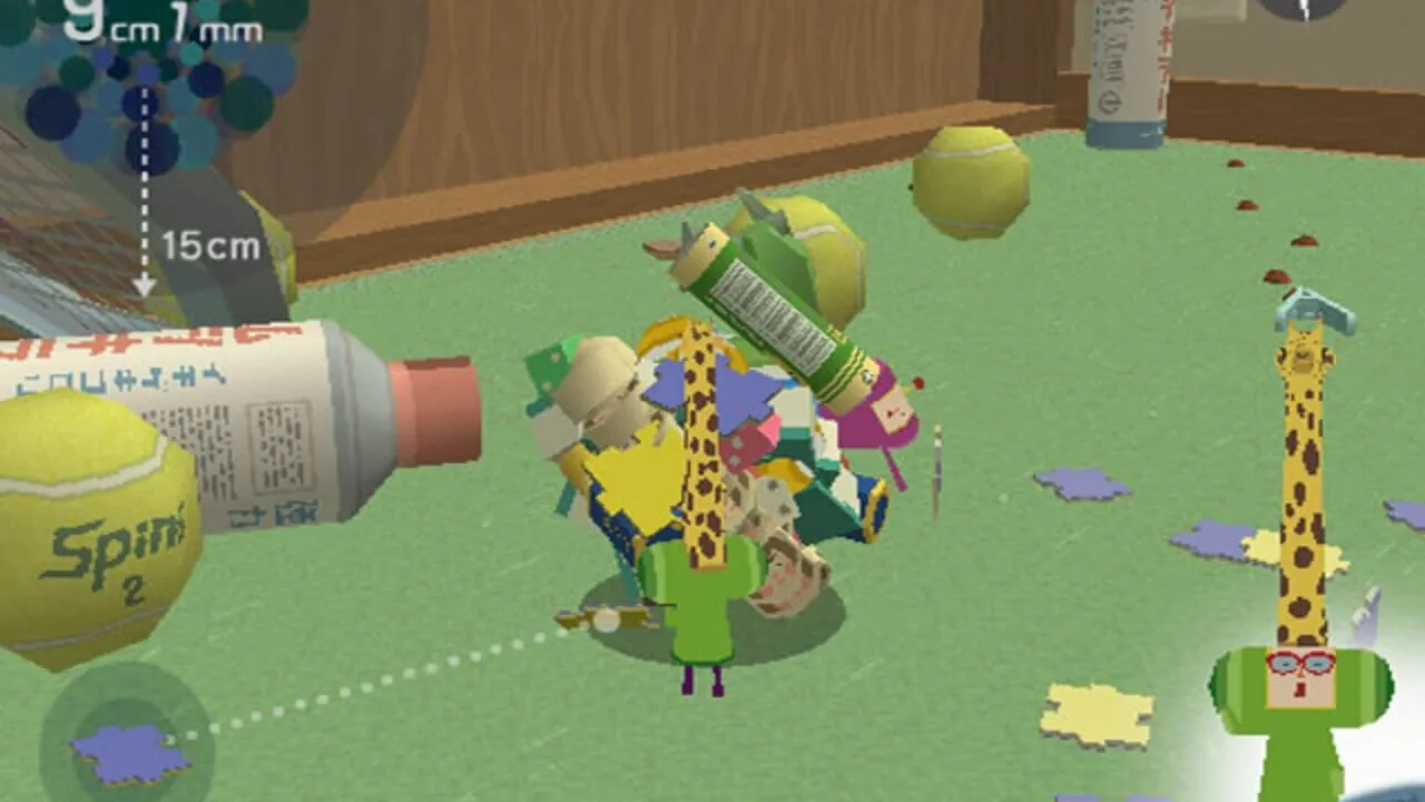 We Love Katamari gameplay on PlayStation 2