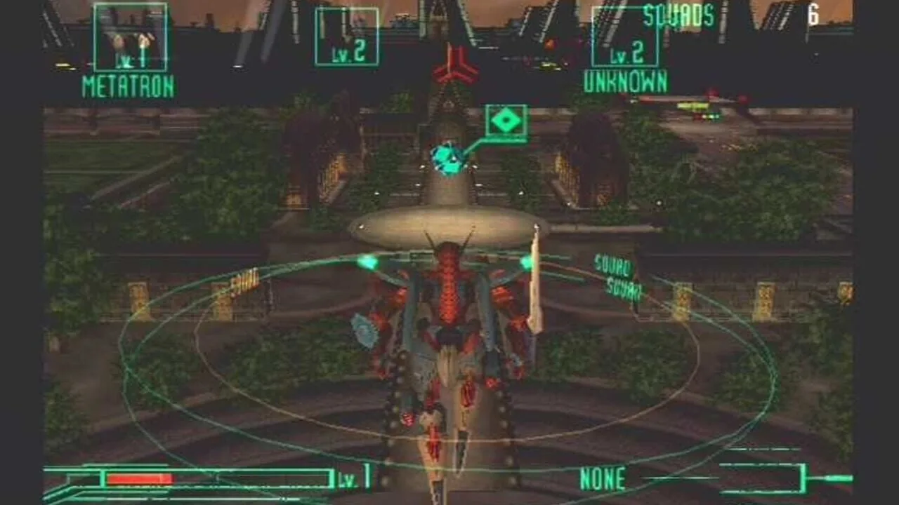 Zone of the Enders gameplay on PlayStation 2