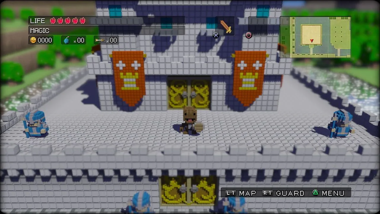 3D Dot Game Heroes gameplay on PlayStation 3